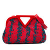 Bottega Veneta Medium Boucle Tweed The Point Triangle Satchel Secondhand
