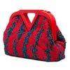 Bottega Veneta Medium Boucle Tweed The Point Triangle Satchel Secondhand