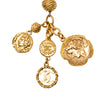 Chanel CC Gold Plated Medallion Coin Charm Pendant Necklace Secondhand