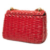 Gucci Mini GG Marmont Glazed Wicker Flap Crossbody Secondhand