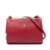 Secondhand Prada Saffiano and City Calf Light Frame Crossbody
