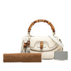Secondhand Gucci Medium GG Canvas New Bamboo Satchel
