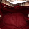 Burberry Small Leather Trimmed Haymarket Check Coated Canvas Canterbury Tote Secondhand