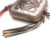 LOEWE Mini Metallic Goatskin Anagram Tassel Crossbody Secondhand