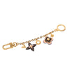 Louis Vuitton Gold Plated Blooming Flowers Chain Bag Charm and Key Holder Secondhand
