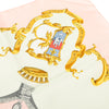 Secondhand Hermès Bordeaux Porte Oceane Silk Scarf 90