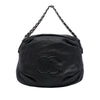 Chanel Perforated Lambskin Baseball Spirit Ligne Hobo Secondhand