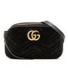 Gucci Small GG Marmont Matelasse Velvet Crossbody Secondhand