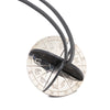 Hermès Leather and Brass Zodiac Pendant Necklace Secondhand