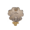 Chanel CC Brass Enamel Camellia Clip On Earrings Secondhand