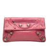 Balenciaga Lambskin Motocross Giant 12 Envelope Clutch Secondhand