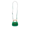 Gucci Mini Calfskin Web 1947 Bamboo Top Handle Bag Secondhand