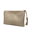 Gucci Calfskin Bamboo Tassel Clutch Secondhand