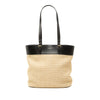Secondhand Saint Laurent Boucle Raffia Shopper Tote