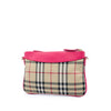 Burberry Haymarket Check Nylon Peyton Bow Tie Crossbody Secondhand