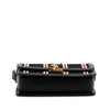 Secondhand Saint Laurent Small Canvas Striped Solferino Satchel In Box