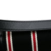 Secondhand Saint Laurent Small Canvas Striped Solferino Satchel In Box
