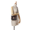 Secondhand Saint Laurent Small Canvas Striped Solferino Satchel In Box