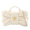 Chanel Mini CC Tweed Bow Satchel Secondhand
