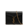 Saint Laurent Grain De Poudre Monogram Cassandra Chain Wallet Secondhand