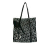Secondhand Dior Diorissimo Trotter Canvas Saddle Tote