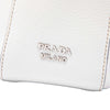 Prada Vitello Daino Grommet Chain Shoulder Bag Secondhand