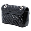 Secondhand Gucci Small GG Marmont Matelasse Diagonal Sequin and Leather Torchon Shoulder Bag