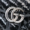 Secondhand Gucci Small GG Marmont Matelasse Diagonal Sequin and Leather Torchon Shoulder Bag