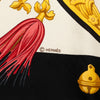 Hermès Plumes et Grelots Silk Scarf 90 Secondhand