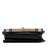 Burberry Small Leather and House Check Canvas Derby Macken Crossbody Secondhand