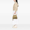 Secondhand Miu Miu Laser Cut Suede Bamboo Top Handle Bag