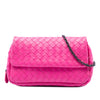 Bottega Veneta Mini Nappa Intrecciato Expandable Chain Flap Crossbody Secondhand