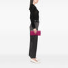 Saint Laurent Leather Leopard Print Monogram Cassandre Clutch Secondhand