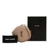 Saint Laurent Grain De Poudre Chevron Round Vinyle Camera Bag Secondhand