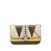 Valentino Medium Multicolor Leather Rockstud Glam Lock Crossbody Secondhand