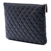 Chanel CC Bicolor Quilted Lambskin Clutch Secondhand