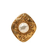 Chanel Gold Plated Baroque Faux Pearl Brooch Secondhand
