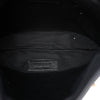 Saint Laurent Small Leather Fringe Flat Bucket Bag Secondhand