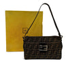 Fendi Zucca Canvas Shoulder Bag Secondhand