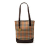 Secondhand Burberry Haymarket Check Canvas Tote