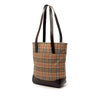 Secondhand Burberry Haymarket Check Canvas Tote