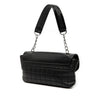 Secondhand Chanel Camellia CC Choco Bar No 5 Lambskin Shoulder Bag