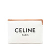 Secondhand Celine Large Canvas Logo Clutch