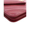 Chanel CC Chevron Lambskin Square Envelope Wallet On Chain Secondhand