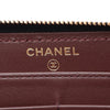 Chanel CC Quilted Caviar Zip Around Wallet Secondhand