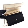 Secondhand Chanel Bicolor Satin Diamond Stitch Wallet On Chain