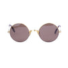 Cartier Vintage Mayfair Round Half Frame Gold Sunglasses - '90s