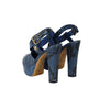 Secondhand Louis Vuitton Peep-toe Platform Sandals - '10s