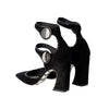 Secondhand Louis Vuitton Royal Pumps Double Straps Block Heels - '10s