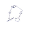 Secondhand HERMÈS Farandole Bracelet Silver 925 Palladium Hardware 150 ST - '20s